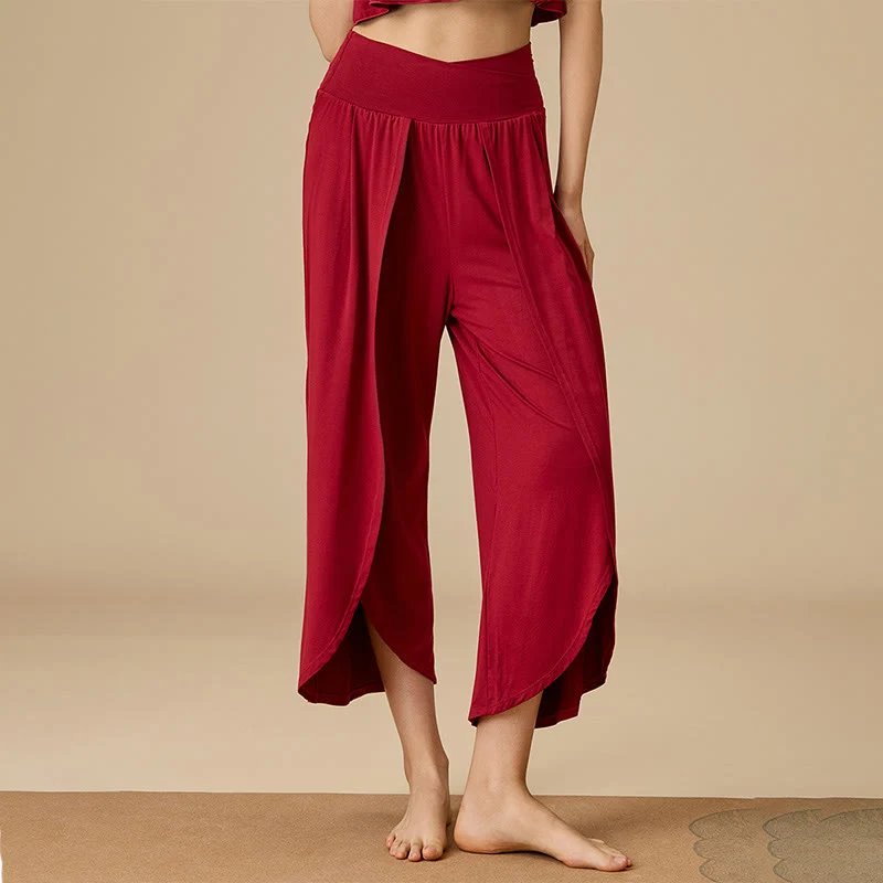 Olivenorma Damen-Hose aus Bambus mit elastischem Bund