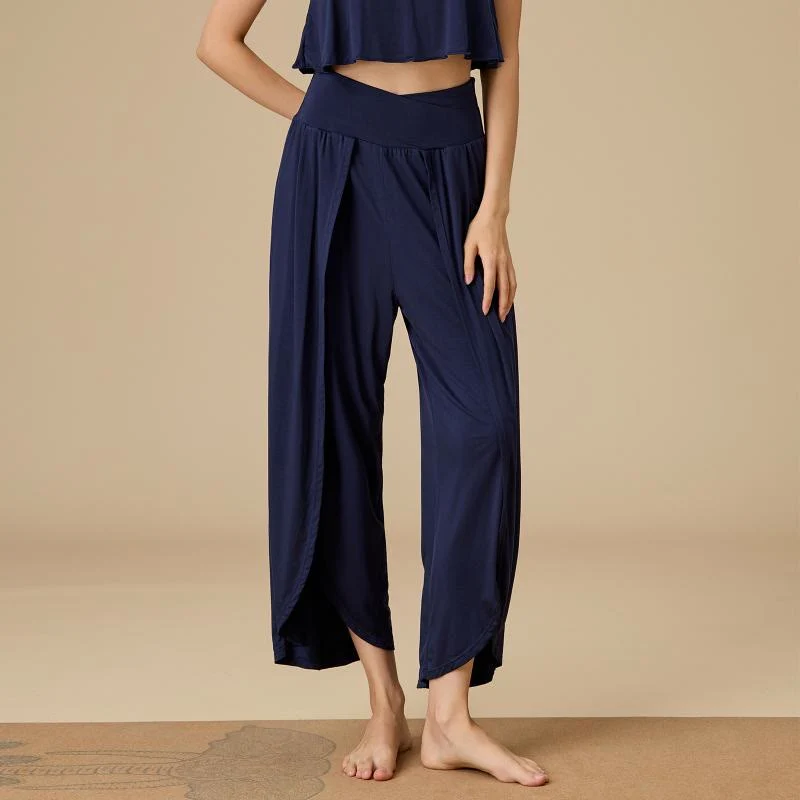 Olivenorma Damen-Hose aus Bambus mit elastischem Bund