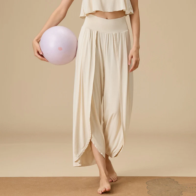 Olivenorma Damen-Hose aus Bambus mit elastischem Bund