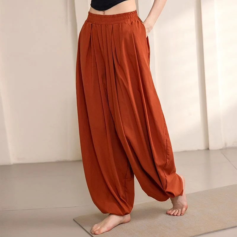 Olivenorma Damen-Yoga-Haremshose