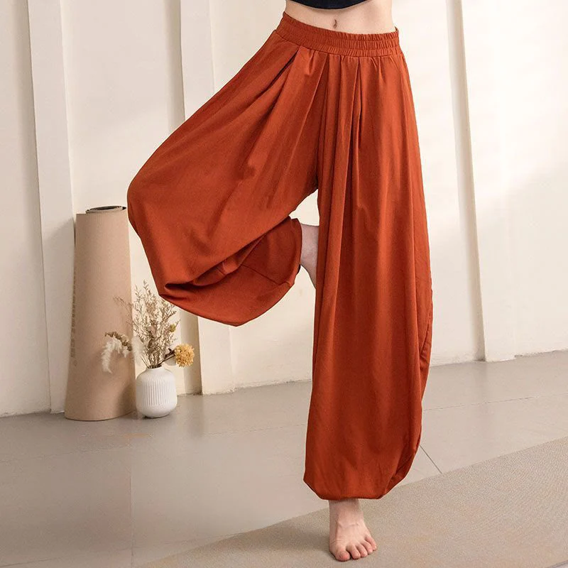Olivenorma Damen-Yoga-Haremshose