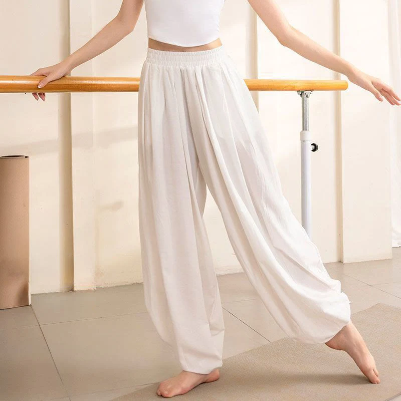Olivenorma Damen-Yoga-Haremshose