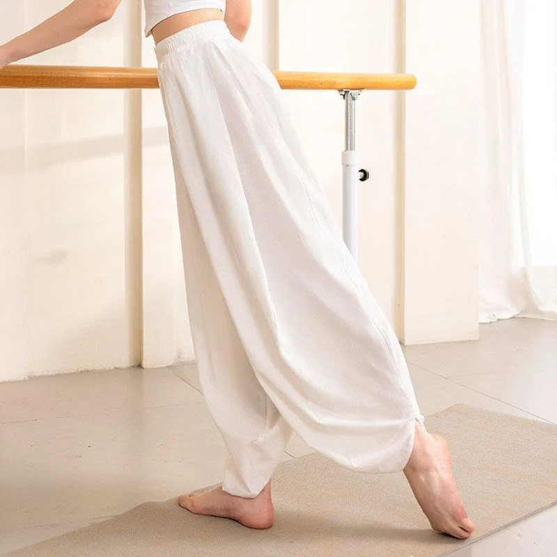 Olivenorma Damen-Yoga-Haremshose