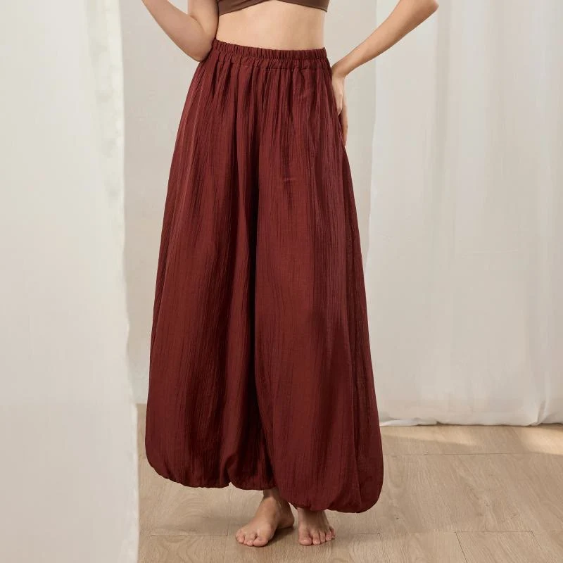 Olivenorma Damen Zen Lantern Weite Hose