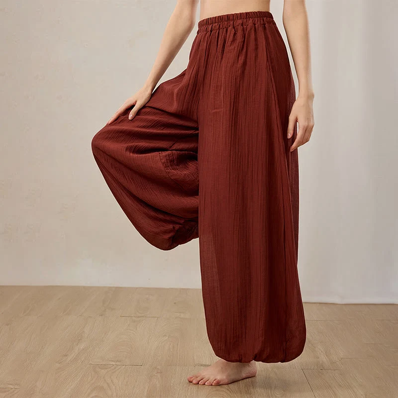 Olivenorma Damen Zen Lantern Weite Hose
