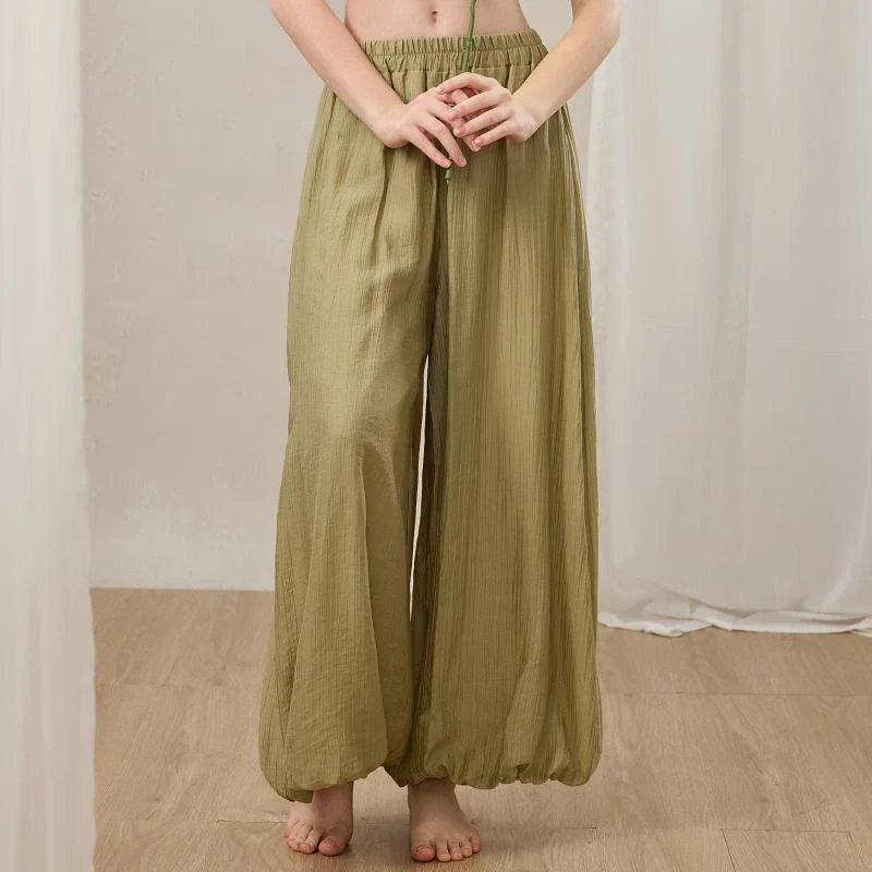 Olivenorma Damen Zen Lantern Weite Hose