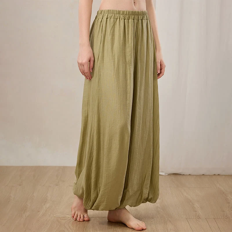 Olivenorma Damen Zen Lantern Weite Hose