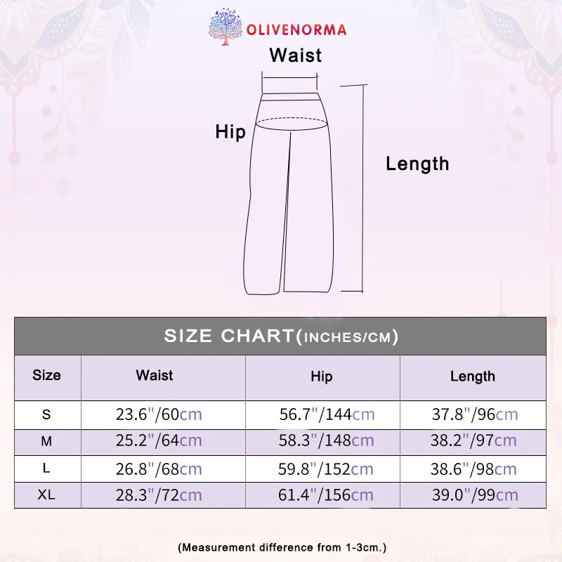 Olivenorma Damen Zen Lantern Weite Hose