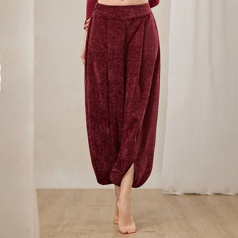 Olivenorma Damen-Hose „Lantern“ mit weitem Bein