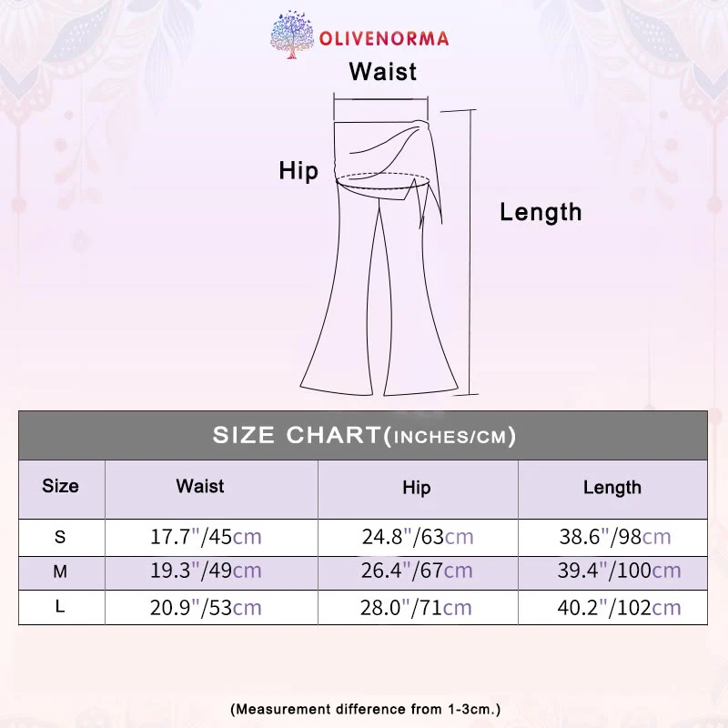 Elegante, hochgeschnittene Schlaghose mit Bindedetail von Olivenorma für Damen