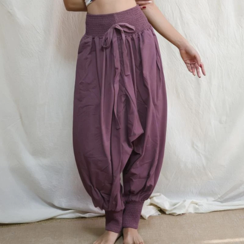 Olivenorma Damen Vintage Flow Yogahose
