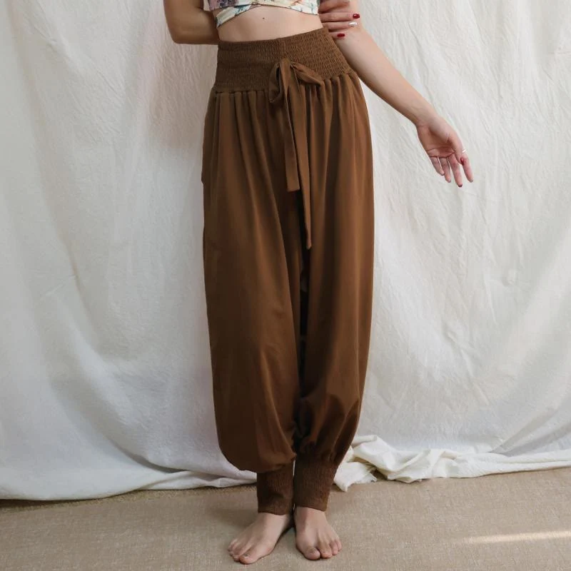 Olivenorma Damen Vintage Flow Yogahose