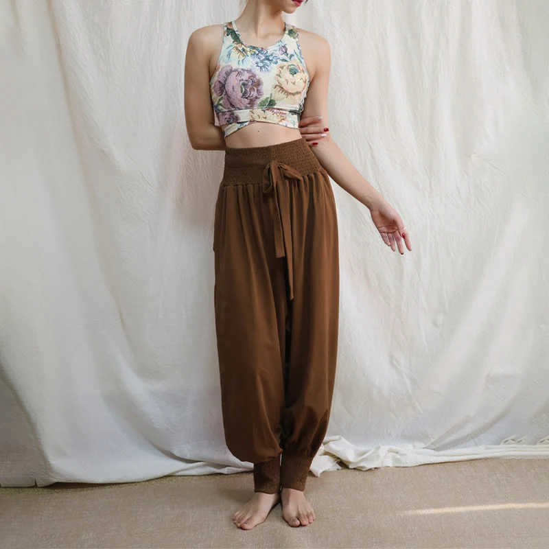 Olivenorma Damen Vintage Flow Yogahose