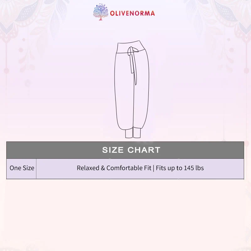 Olivenorma Damen Vintage Flow Yogahose