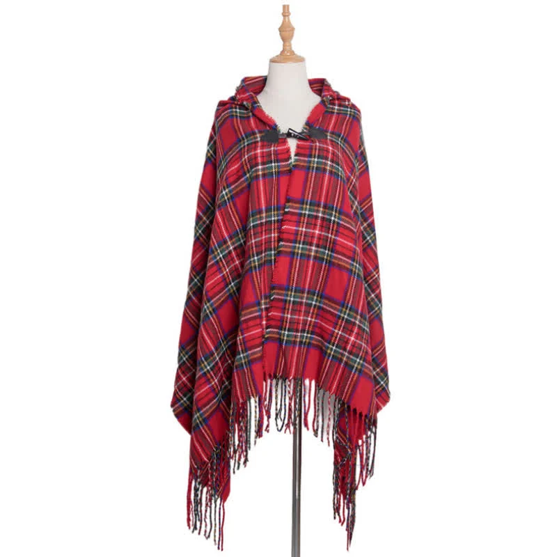 Olivenorma Klassischer Tartan-Decke-Schal