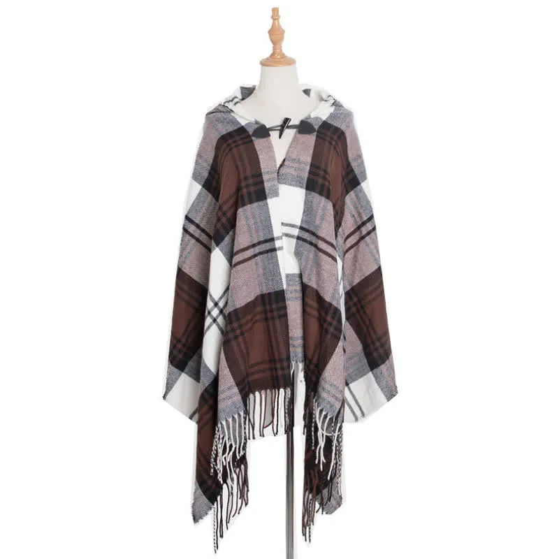 Olivenorma Klassischer Tartan-Decke-Schal