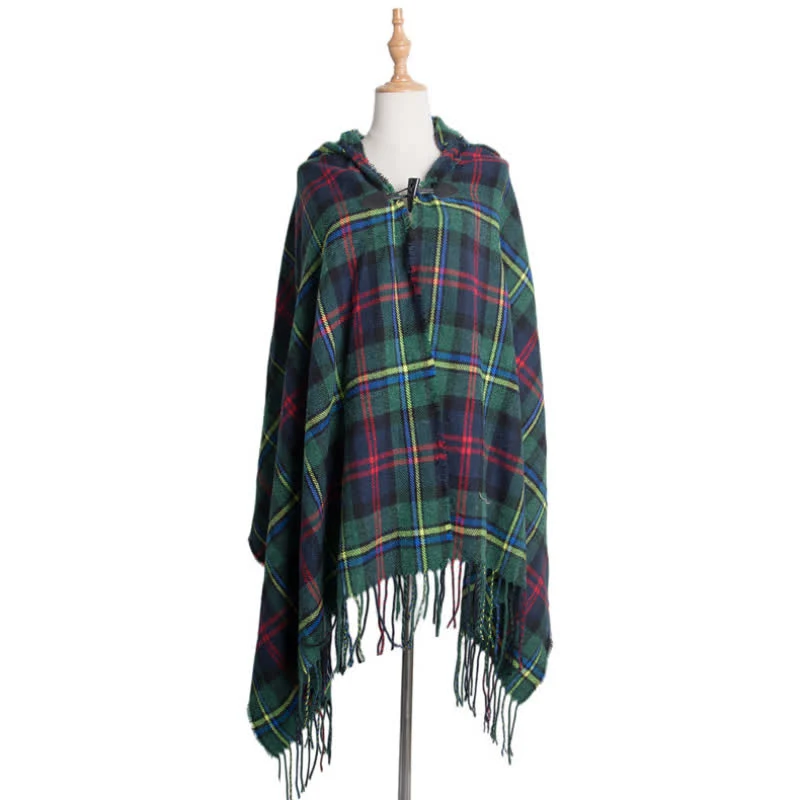 Olivenorma Klassischer Tartan-Decke-Schal