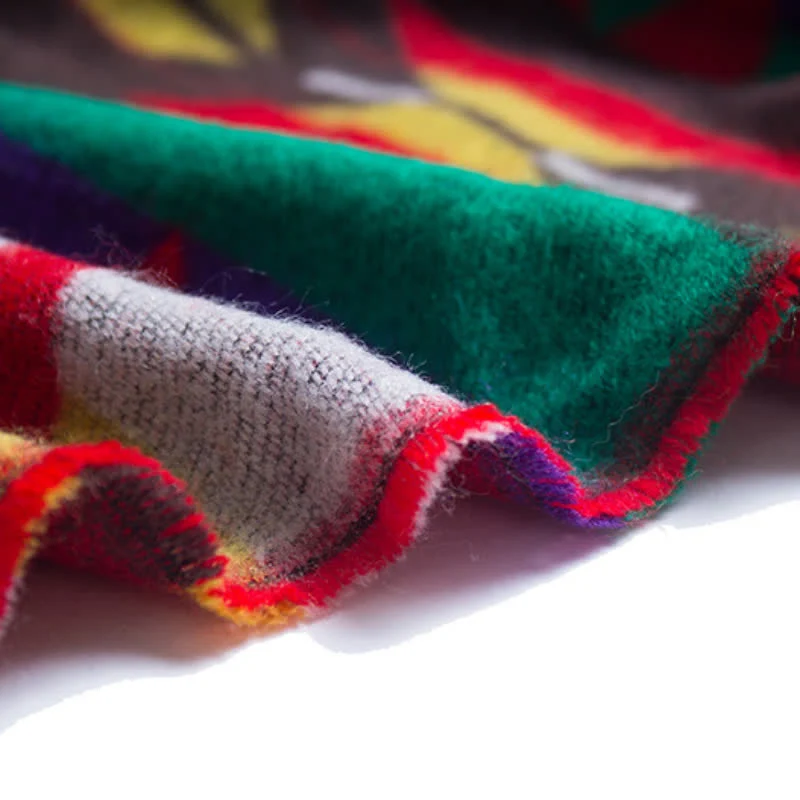Olivenorma Klassischer Tartan-Decke-Schal