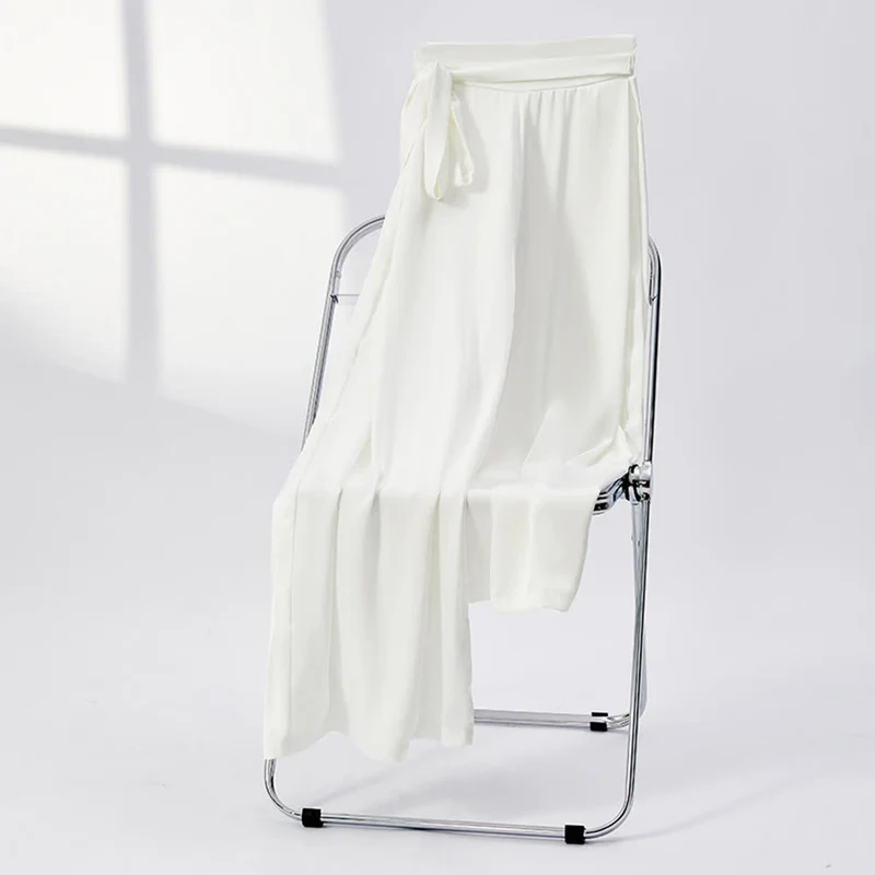 Olivenorma Polyester Fließende, lockere Yogahose mit weitem Bein