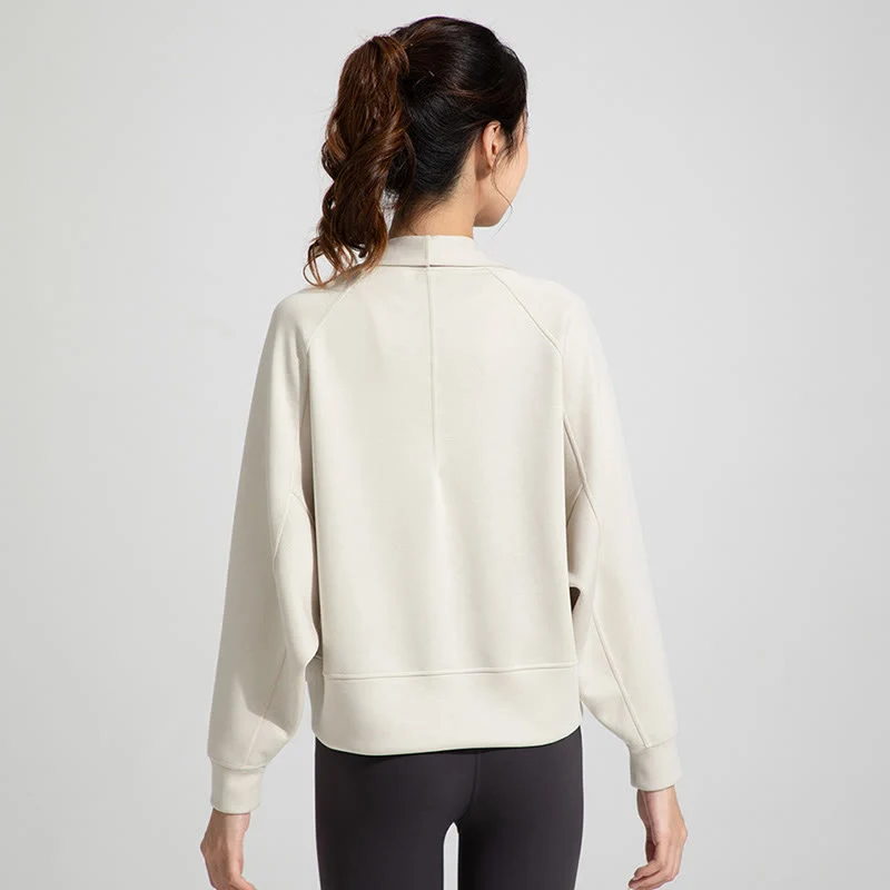 Olivenorma Langärmlige, weiche Jacke mit offener Vorderseite, Meditations- und Yoga-Oberteil, Strickjacke