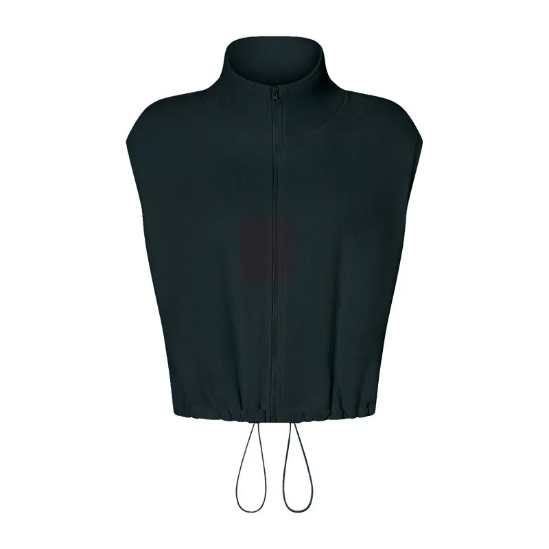 Olivenorma Ärmellose Jacke mit durchgehendem Reißverschluss für Workout, Yoga, Aktivjacke, Weste, sportliche Hoodies