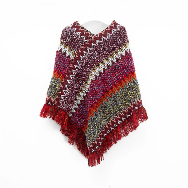 Olivenorma Boho Chic Fransen-Wickelschal