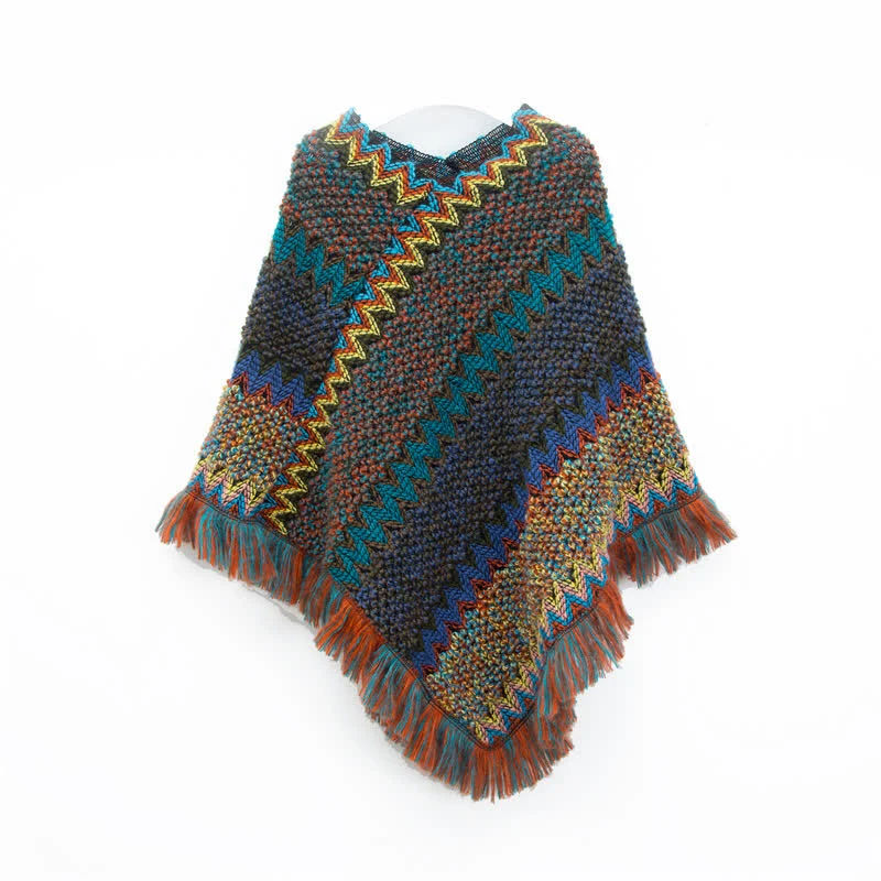 Olivenorma Boho Chic Fransen-Wickelschal