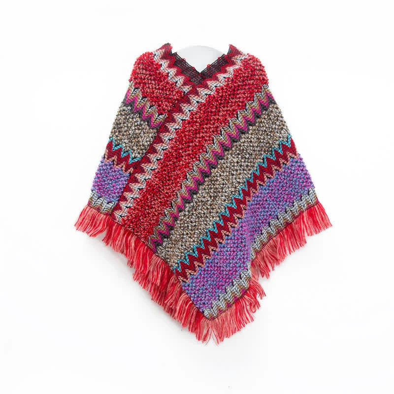 Olivenorma Boho Chic Fransen-Wickelschal