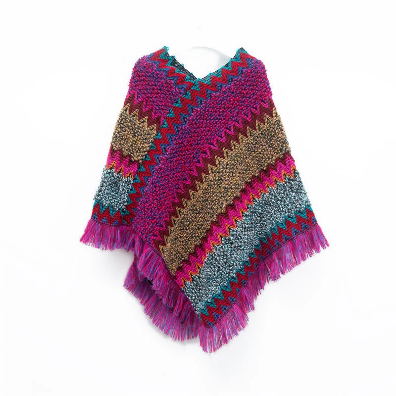 Olivenorma Boho Chic Fransen-Wickelschal
