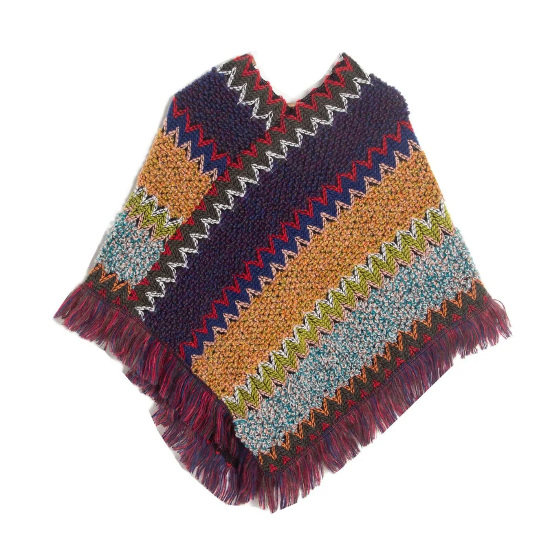 Olivenorma Boho Chic Fransen-Wickelschal