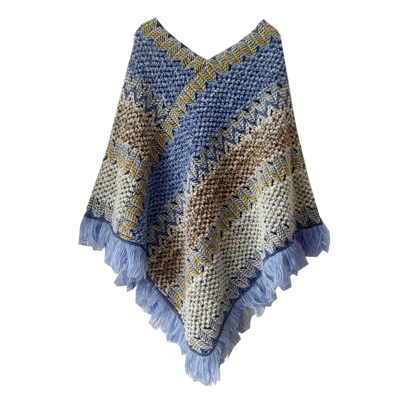Olivenorma Boho Chic Fransen-Wickelschal