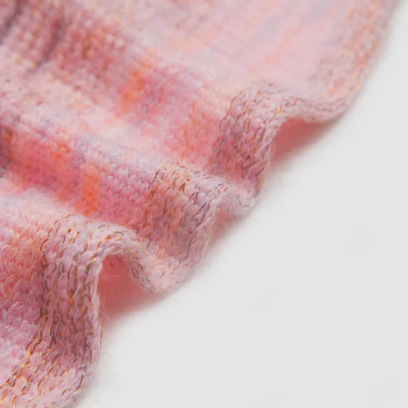 Olivenorma Poncho mit Rüschenbesatz, Quasten, Cardigan-Schal