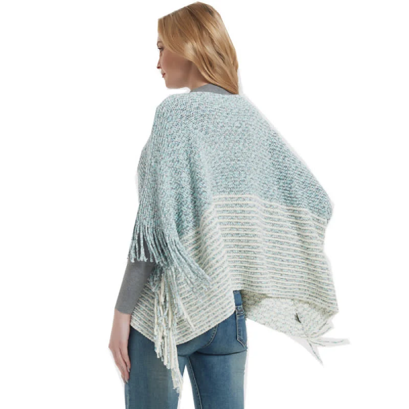 Olivenorma gestreifter Strickpulloverschal