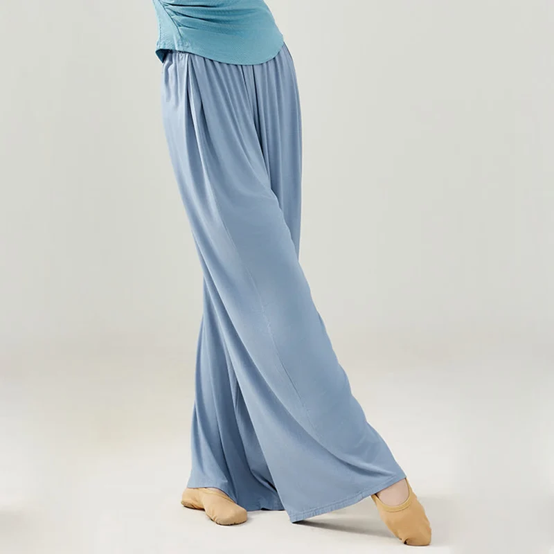 Olivenorma Modal Bequeme Drape Yoga Dance Gerade Hose