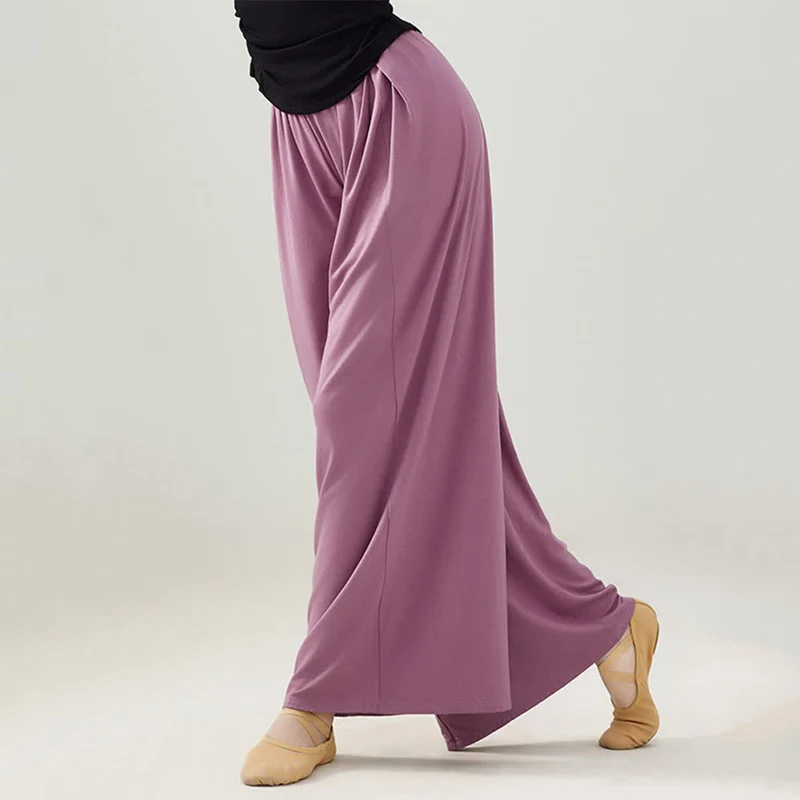 Olivenorma Modal Bequeme Drape Yoga Dance Gerade Hose