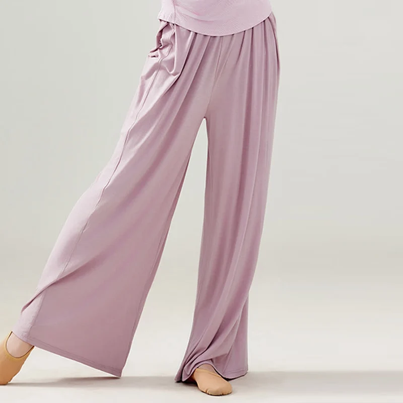 Olivenorma Modal Bequeme Drape Yoga Dance Gerade Hose