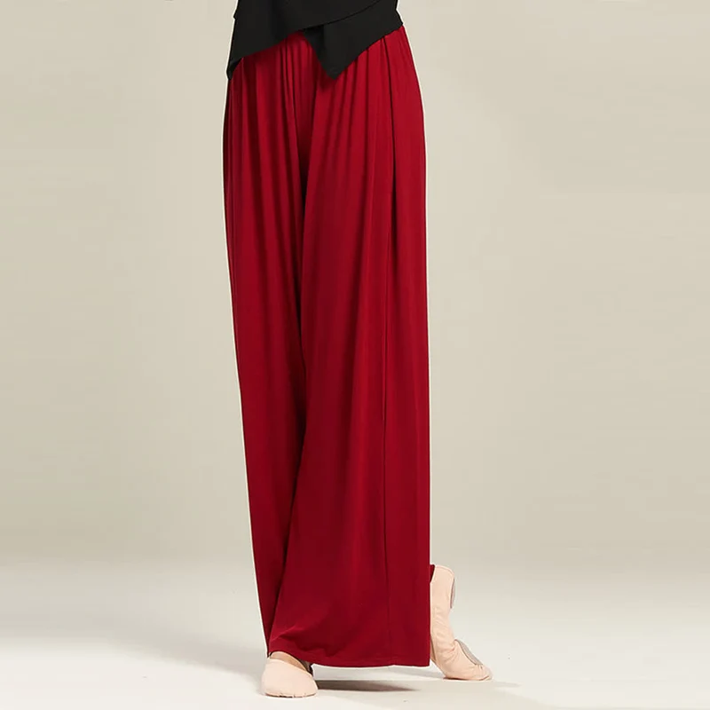 Olivenorma Modal Bequeme Drape Yoga Dance Gerade Hose