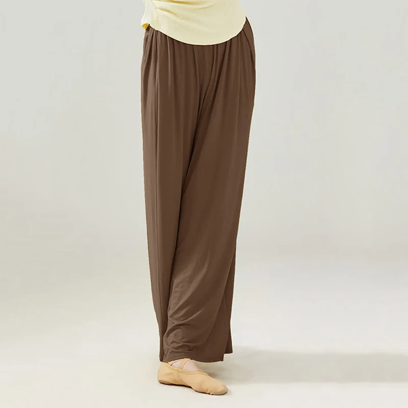 Olivenorma Modal Bequeme Drape Yoga Dance Gerade Hose
