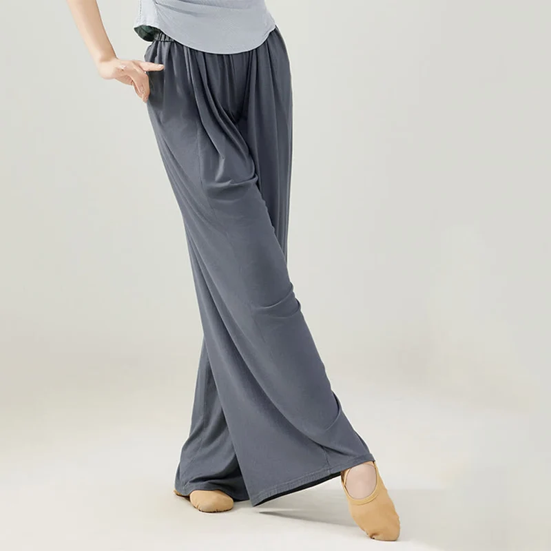 Olivenorma Modal Bequeme Drape Yoga Dance Gerade Hose