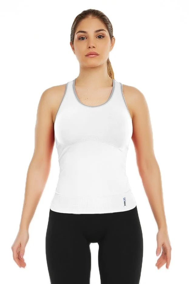 Top Lungo Gym Fashion Bianco