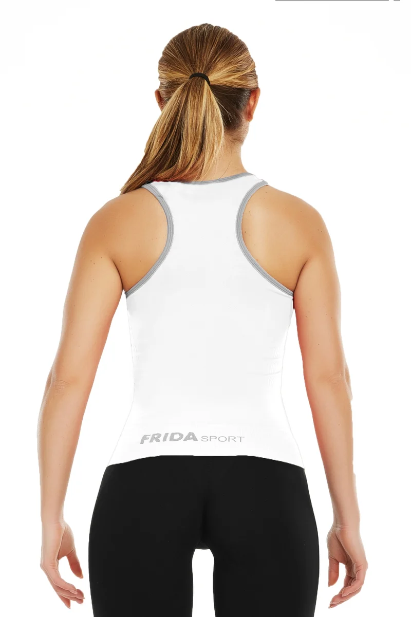 Top Lungo Gym Fashion Bianco