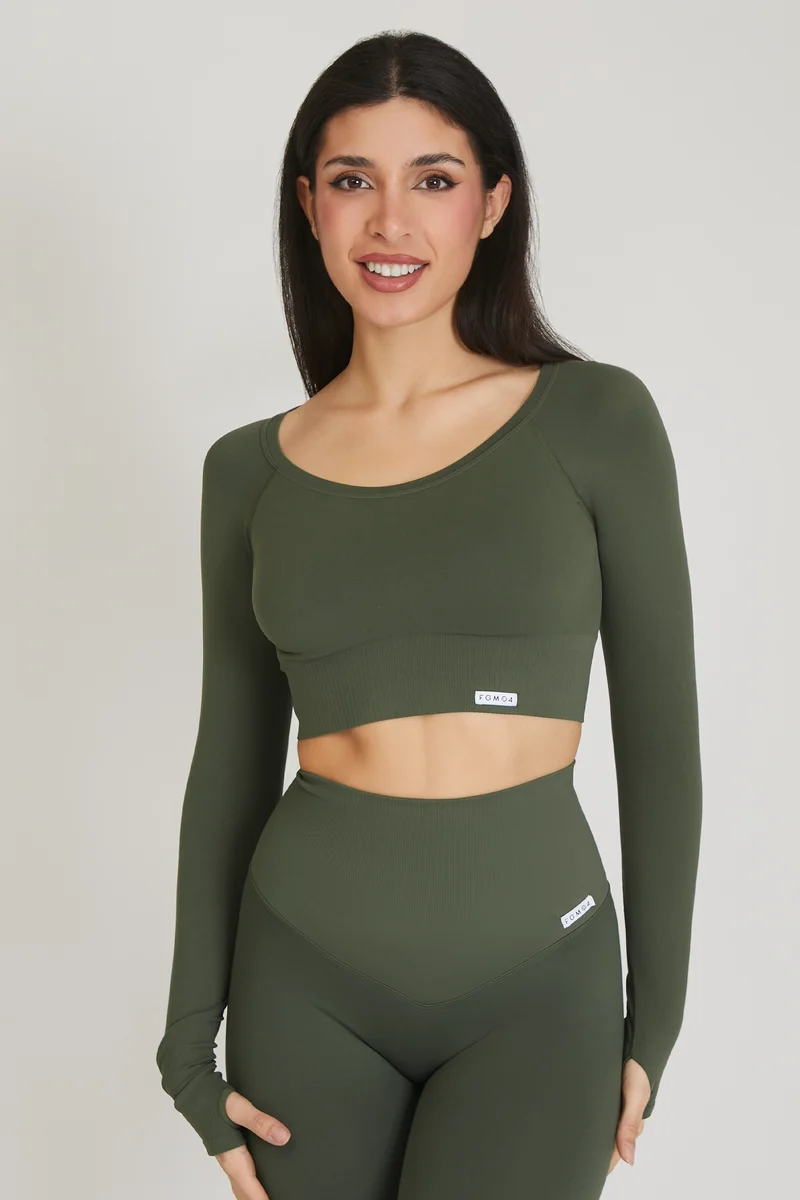 Bolero Gym Fashion Verde Militare