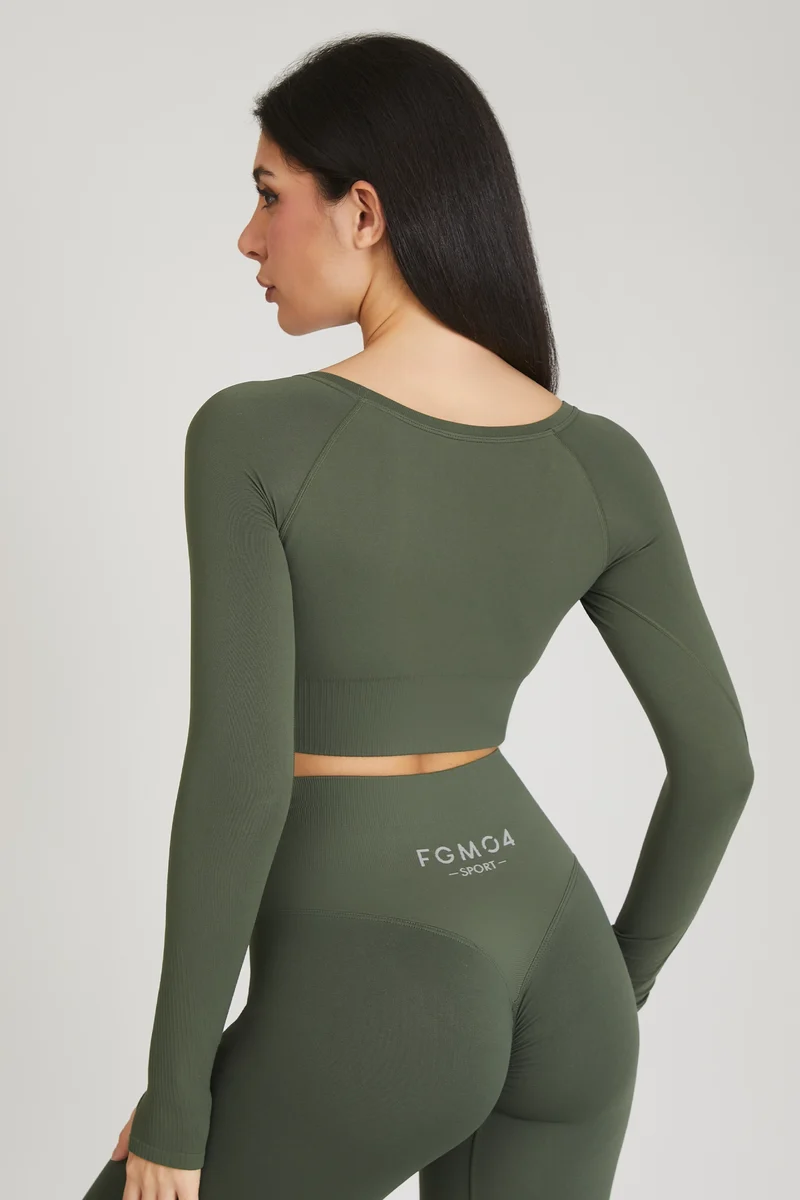 Bolero Gym Fashion Verde Militare
