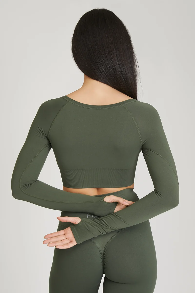 Bolero Gym Fashion Verde Militare