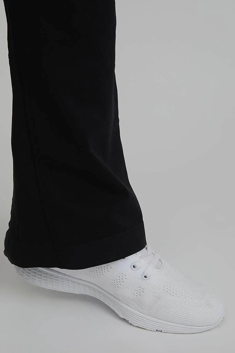 Leggings Push Up a Zampa di Elefante Nero