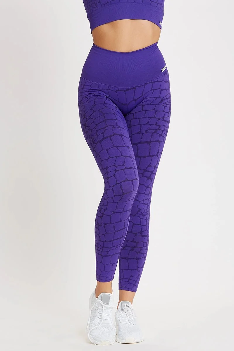 Leggings Push Up All-Up Cocco Viola