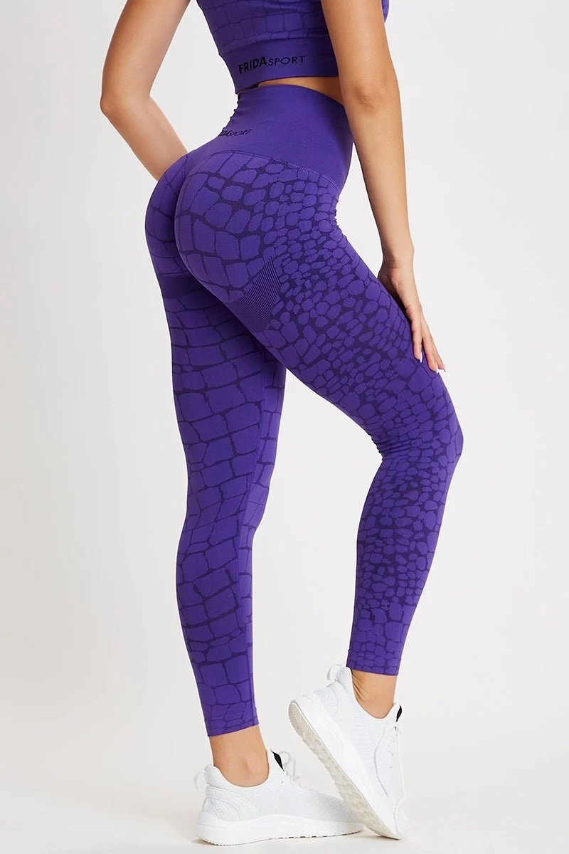 Leggings Push Up All-Up Cocco Viola