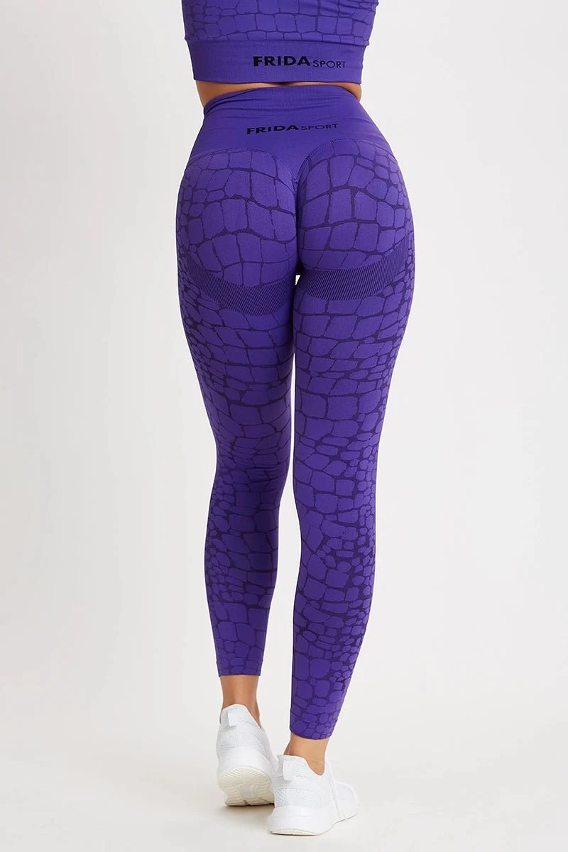 Leggings Push Up All-Up Cocco Viola
