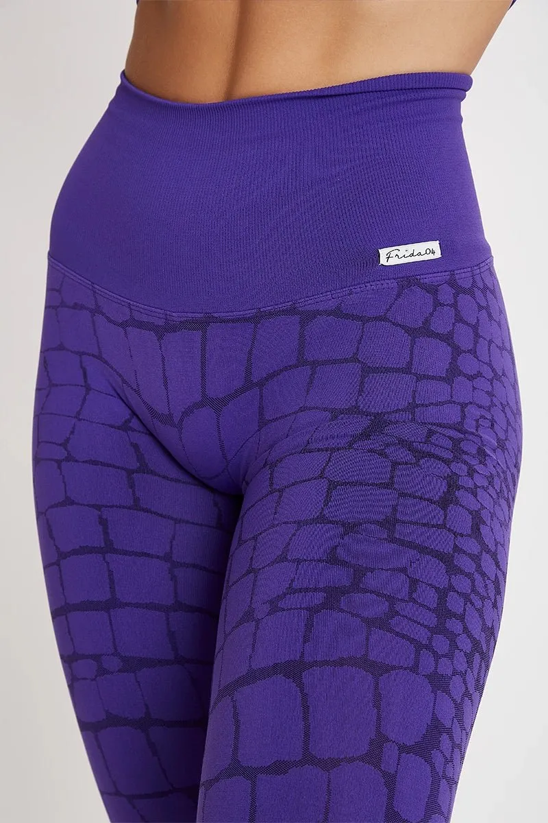Leggings Push Up All-Up Cocco Viola