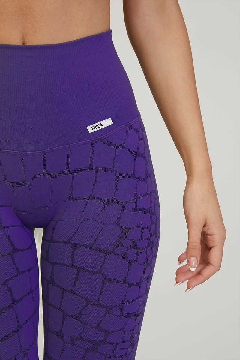 Leggings Push Up All-Up Cocco Viola
